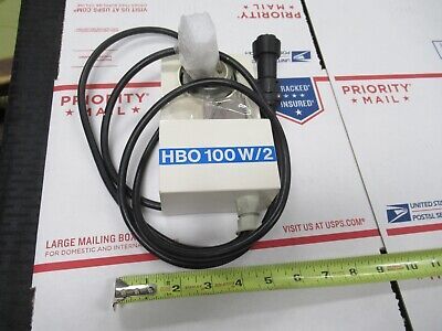 CARL ZEISS GERMANY 448016 HBO 100W/2 LAMP MICROSCOPE PART AS PICTURED &5K-A-30