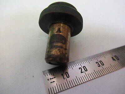 ANTIQUE CARL ZEISS GERMANY "A" OBJECTIVE MICROSCOPE PART AS PICTURED &Z1-A-32