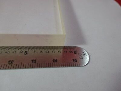 OPTICAL FUSED SILICA GLASS THICK PLATE OPTICS AS IS #91-103