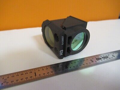 LEITZ LEICA FLUORESCENCE H3 513807 FILTER CUBE MICROSCOPE PART AS PIC &H8-B-05