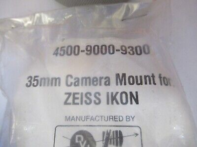 ZEISS IKON 4500-9000-9300 35mm CAMERA MOUNT MICROSCOPE OPTICS AS PIC &85-B-80