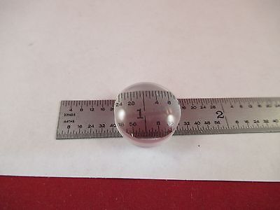 OPTICAL PLANO CONVEX LENS WITH RETICLE MICROMETER OPTICS AS IS &A8-A-13