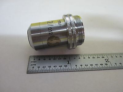 MICROSCOPE PART OBJECTIVE LEITZ GERMANY 3.2X P OPTICS BIN#U1-42