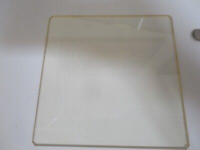 OPTICAL COHERENT COATED FLAT PLATE RARE GLASS OPTICS AS PICTURED &FT-6-130