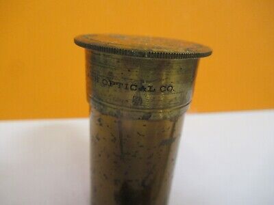 EMPTY ANTIQUE GUNDLACH ROCHESTER OBJECTIVE CAN MICROSCOPE AS PICTURED &8M-A-08