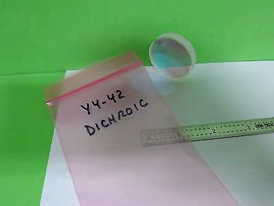 OPTICAL DICHROIC COATED  MIRROR LASER OPTICS BIN#Y4-42