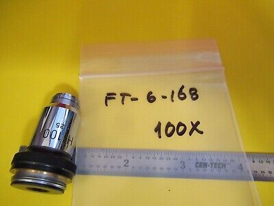 WILD HEERBRUGG SWISS OBJECTIVE 100X LENS OPTICS MICROSCOPE PART 506023 &FT-6-168