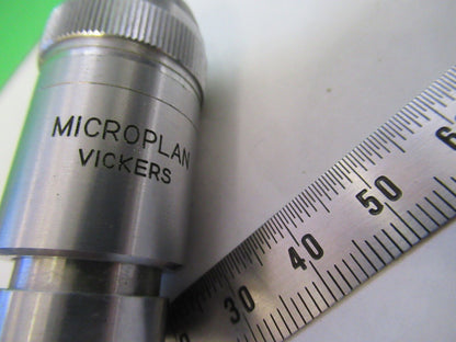 MICROSCOPE VICKERS OBJECTIVE 100X METALLOGRAPH UK OPTICS AS PICTURED #S2-C-92