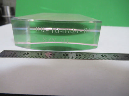 OPTICAL FLAT GLASS THICK FUSED SILICA COATED LASER OPTICS AS PICTURED #H9-A-34