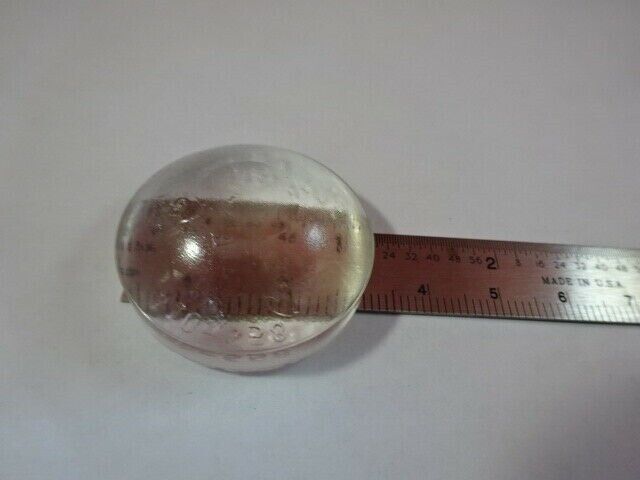 OPTICAL PRE-FORM RAW GLASS PLANO CONVEX LENS OPTICS AS PICTURED &92-86