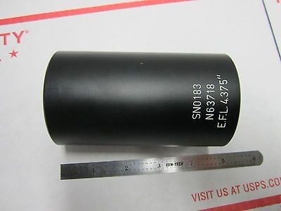 OPTICAL MOUNTED LENS MIL SPEC LASER OPTICS BIN#27