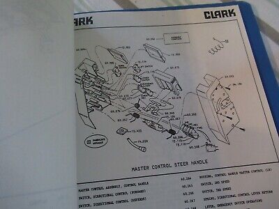 CLARK HAND PALLET PARTS P465 MANUAL &BIBLI