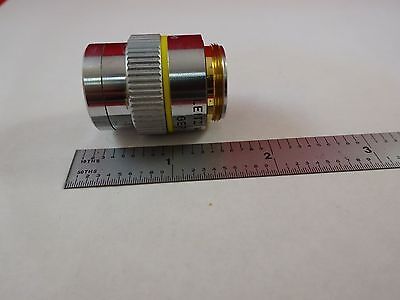 MICROSCOPE PART OBJECTIVE LEITZ GERMANY 10X NPL OPTICS AS IS BIN#R2-C-18