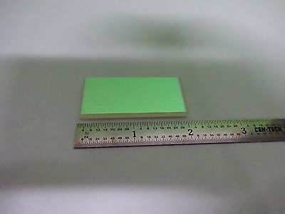 OPTICAL COATED FLAT DICHROIC MIRROR FILTER LASER OPTICS AS IS BIN#W8-19