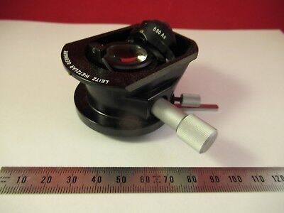 LEITZ WETZLAR GERMANY CONDENSER + IRIS MICROSCOPE PART AS PICTURED #FT-4-120