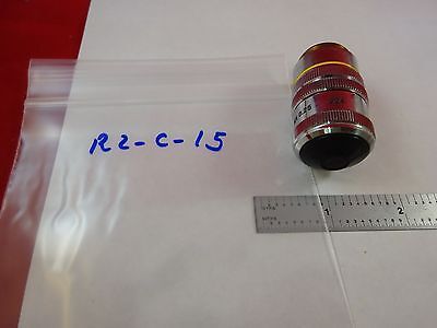 MICROSCOPE PART OBJECTIVE PST 10X DARK PHASE OPTICS AS IS BIN#R2-C-15