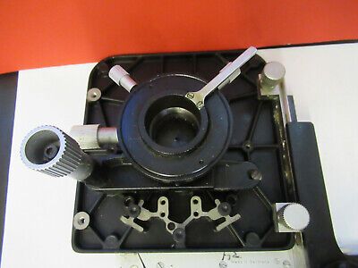 LEITZ WETZLAR SM-LUX GERMANY XY STAGE TABL MICROSCOPE PART AS PICTURED &13-FT-58