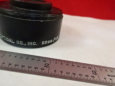 MICROSCOPE PART ILEX LENS OPTICAL OSCILLO PARAGON 56 mm OPTICS AS IS B#U8-F-14