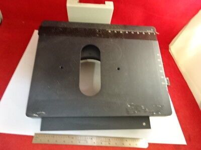 LEICA DMRB STAGE TABLE SPECIMEN MICROMETER MICROSCOPE PART AS IS #67-99