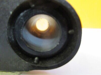 ANTIQUE BRASS STEREO OBJECTIVES OPTICS MICROSCOPE PART AS PICTURED &7B-B-83