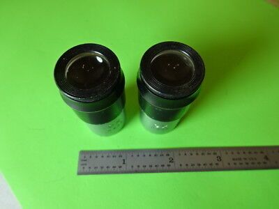 MICROSCOPE PART OPTICAL LOT EYEPIECES OCULAR SPENCER AO 9X OPTICS AS IS #L5-B-14