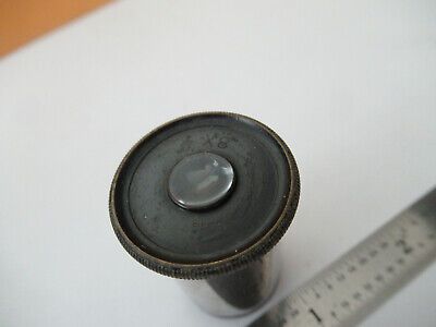 VINTAGE BAUSCH LOMB 8X EYEPIECE LENS OCULAR MCIROSCOPE PART IS PICTURED F5-A-139