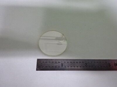 MICROSCOPE PART LEITZ GERMANY GLASS CLEAR YELLOW FILTER OPTICS #F5-B-14