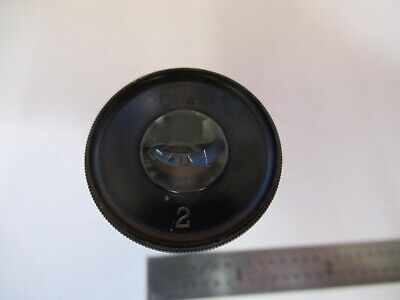 CARL ZEISS JENA GERMANY EYEPIECE "2" MICROSCOPE PART AS PICTURED &15-FT-X25