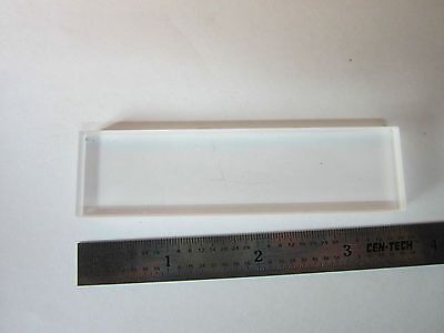 OPTICAL SLAB ONE SIDE POLISHED & OTHER SIDE FROSTED LASER OPTICS BIN#31-04