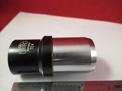 CARL ZEISS GERMANY EYEPIECE 10X MICROSCOPE PART OPTICS AS PICTURED &FT-2-18