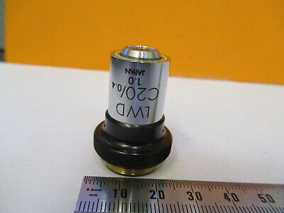 OLYMPUS JAPAN OBJECTIVE LWD C20X RARE MICROSCOPE PART AS PICTURED &P4-A-47