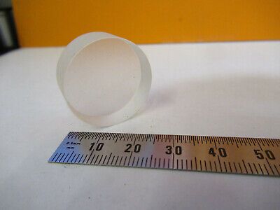 OPTICAL FLAT POLISH DULL SIDES OPTICS AS PICTURED &P2-A-136