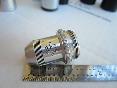 OPTICAL MICROSCOPE PART OBJECTIVE SPENCER 10X iii OPTICS DWR#02