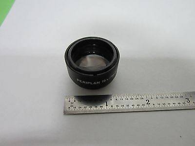 OPTICAL MICROSCOPE LEITZ WETZLAR GERMANY LENS 519749 10X OPTICS as is BIN#M3-77