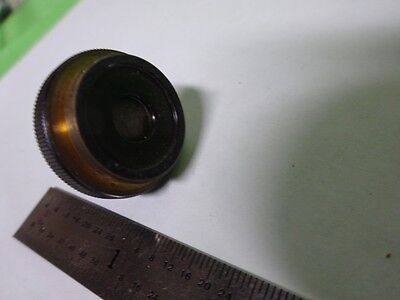 MICROSCOPE PART OLYMPUS M6 OBJECTIVE OPTICS AS IS BIN#72-33