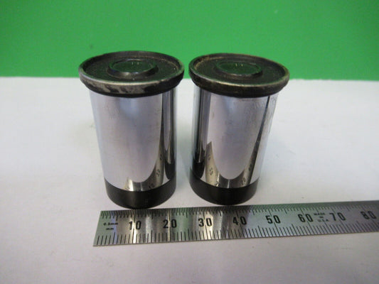 LEITZ WETZLAR EYEPIECE PAIR 10X OPTICS MICROSCOPE PART AS PICTURED W4-A-51