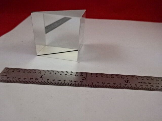 LARGE OPTICAL PRISM OPTICS for MICROSCOPE AS IS &33-A-50