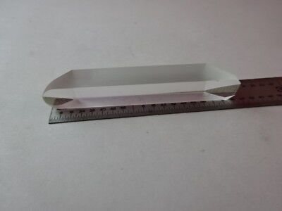 OPTICAL GLASS PRISM [small chip on edge] MIL SPEC LASER OPTICS AS IS #54-A-15