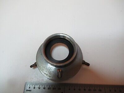 ANTIQUE LEITZ GERMANY POL OBJECTIVE CLAMP HOLDER MICROSCOPE PART AS PIC &16-B-14