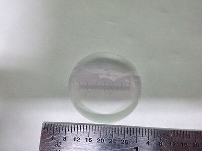 OPTICAL MEASURING MICROMETER RETICLE LENS LASER OPTICS AS IS B#B1-F-A-10A