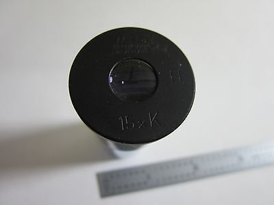 MICROSCOPE EYEPIECE WILD HEERBRUGG 15xK H OPTICS AS IS BIN#32-B-15