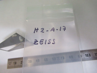 MICROSCOPE PART ZEISS GLASS PRISM HEAD OPTICS AS PICTURED BIN#H2-A-17