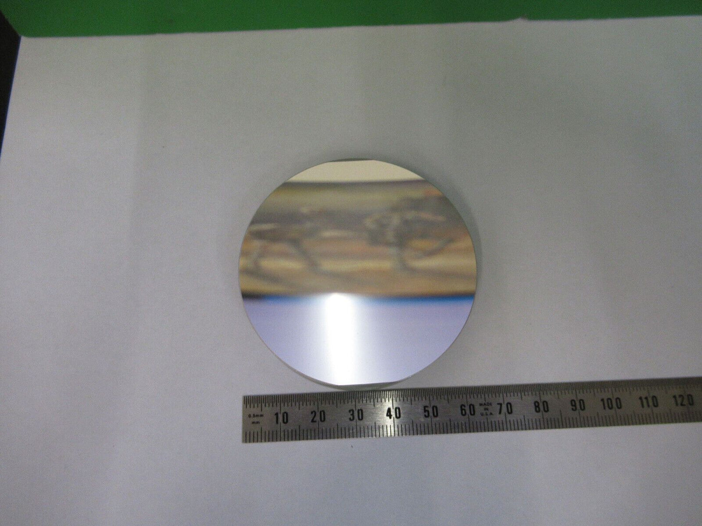 OPTICAL MIL SPEC LARGE CONCAVE MIRROR LASER OPTICS AS PICTURED R1-B-48