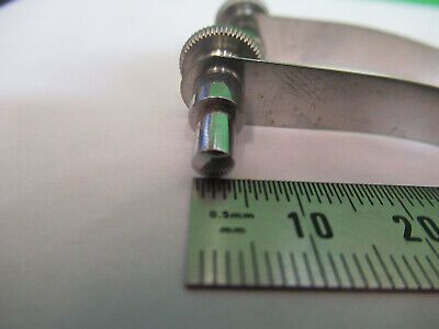 ANTIQUE CLIPS PAIR AO SPENCER MICROSCOPE PART AS PICTURED &Q9-A-110