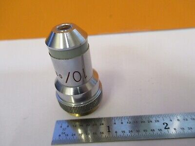 VICKERS ENGLAND OBJECTIVE 10X LENS OPTICS MICROSCOPE PART AS PICTURED &50-A-27