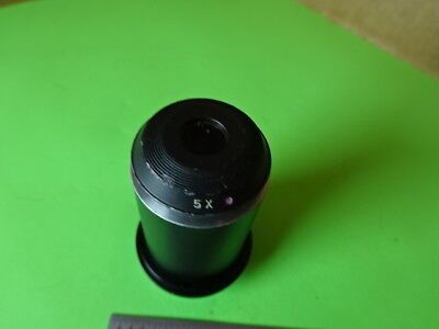 BAUSCH LOMB 5X MOUNTED OCULAR EYEPIECE OPTICS MICROSCOPE PART AS IS #L5-B-32