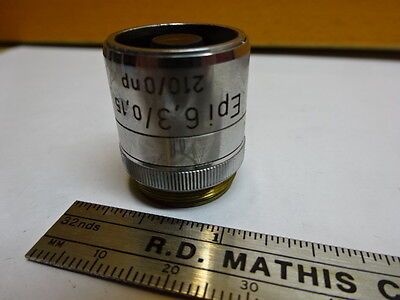 MICROSCOPE PART REICHERT AUSTRIA OBJECTIVE EPI 6.3X /210 OPTICS AS IS #81-103