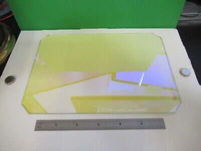 OPTICAL LARGE TRUNCATED COATED GLASS BEAM SPLIT LASER OPTICS AS PICTURED 58-B-11