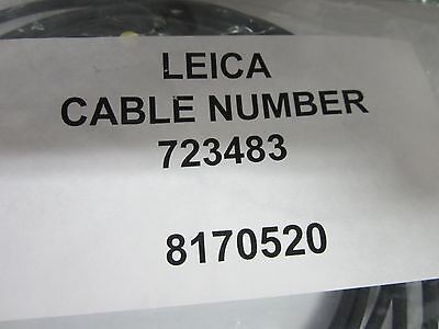 MICROSCOPE PART LEICA CABLE 723483 FOR CAMERA VIDEO OPTICS BIN#P6-03