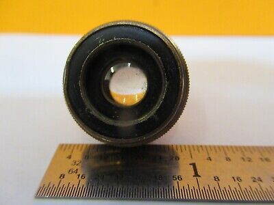 ANTIQUE ERNST LEITZ WETZLAR OBJECTIVE 4mm MICROSCOPE PART AS PICTURED &A3-B-84